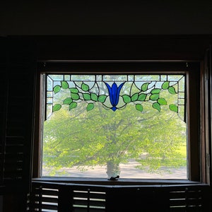 Stained Glass -- Window Toppers - Etsy