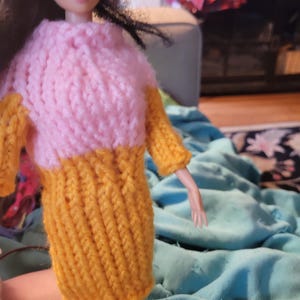 Barbie Doll Knit Dress