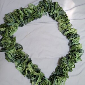 Green Infinity Scarf