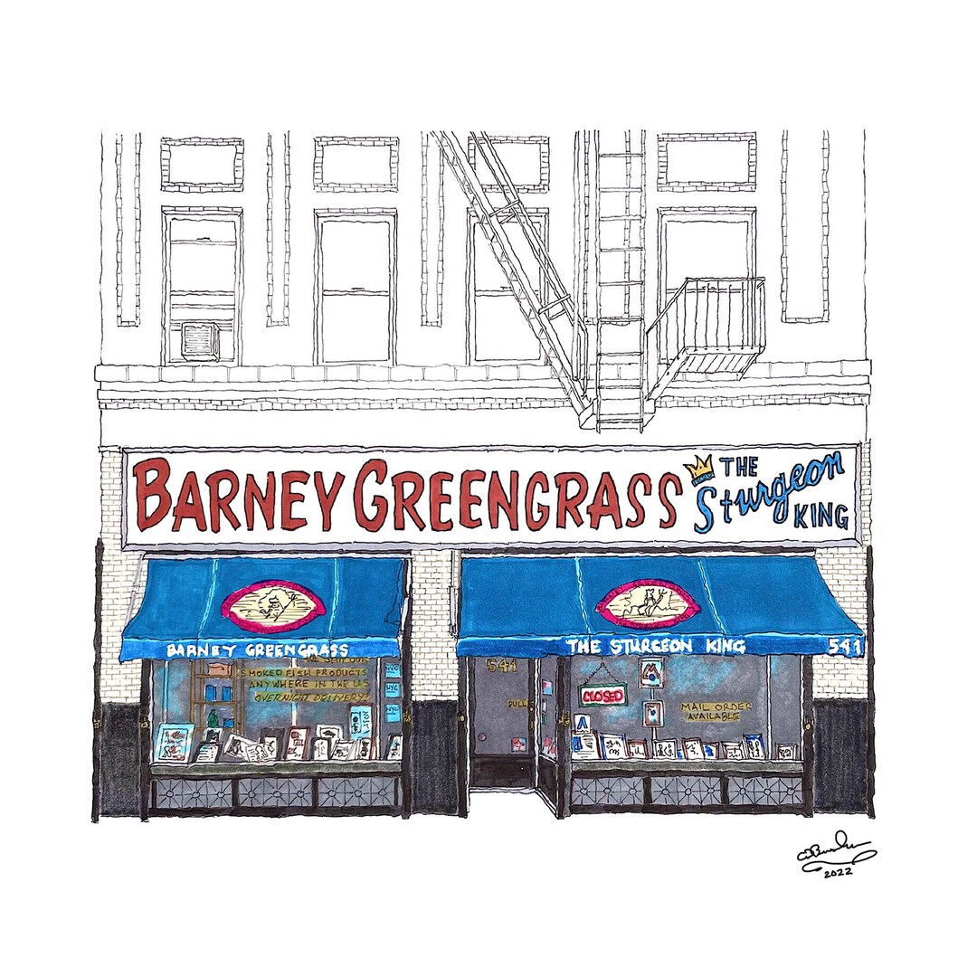Barney Greengrass Upper West Side, Manhattan Etsy