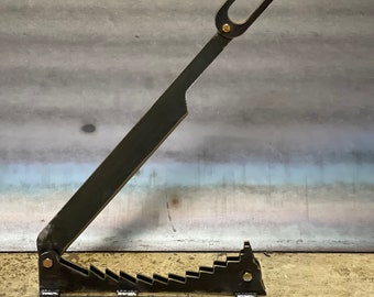 EZ SPLIT- Wall Mounted kindling splitter/chopper for firewood.  NOT for full size logs, made for small pieces of wood- for fire starter wood