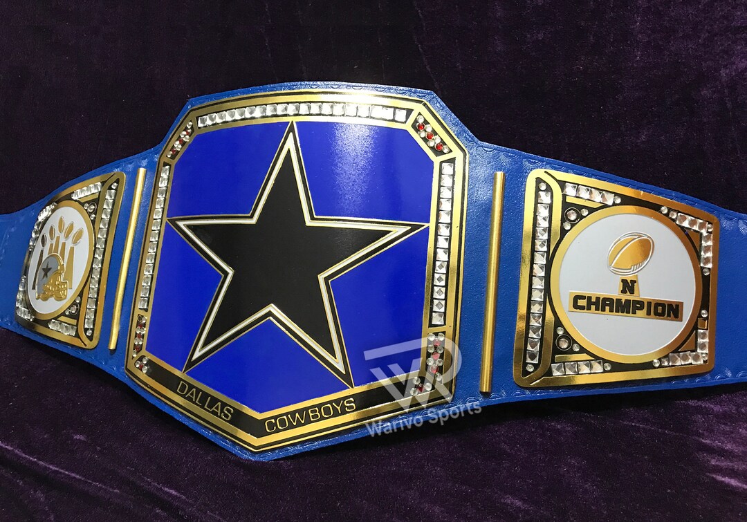 Dallas Cowboys Championship Belt NFL American Football Team Etsy