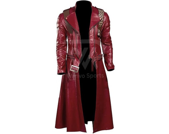 New DMC Devil May Cry 5 Jacket Dante Cosplay Costume Coat Men's Shirt  Halloween Costume