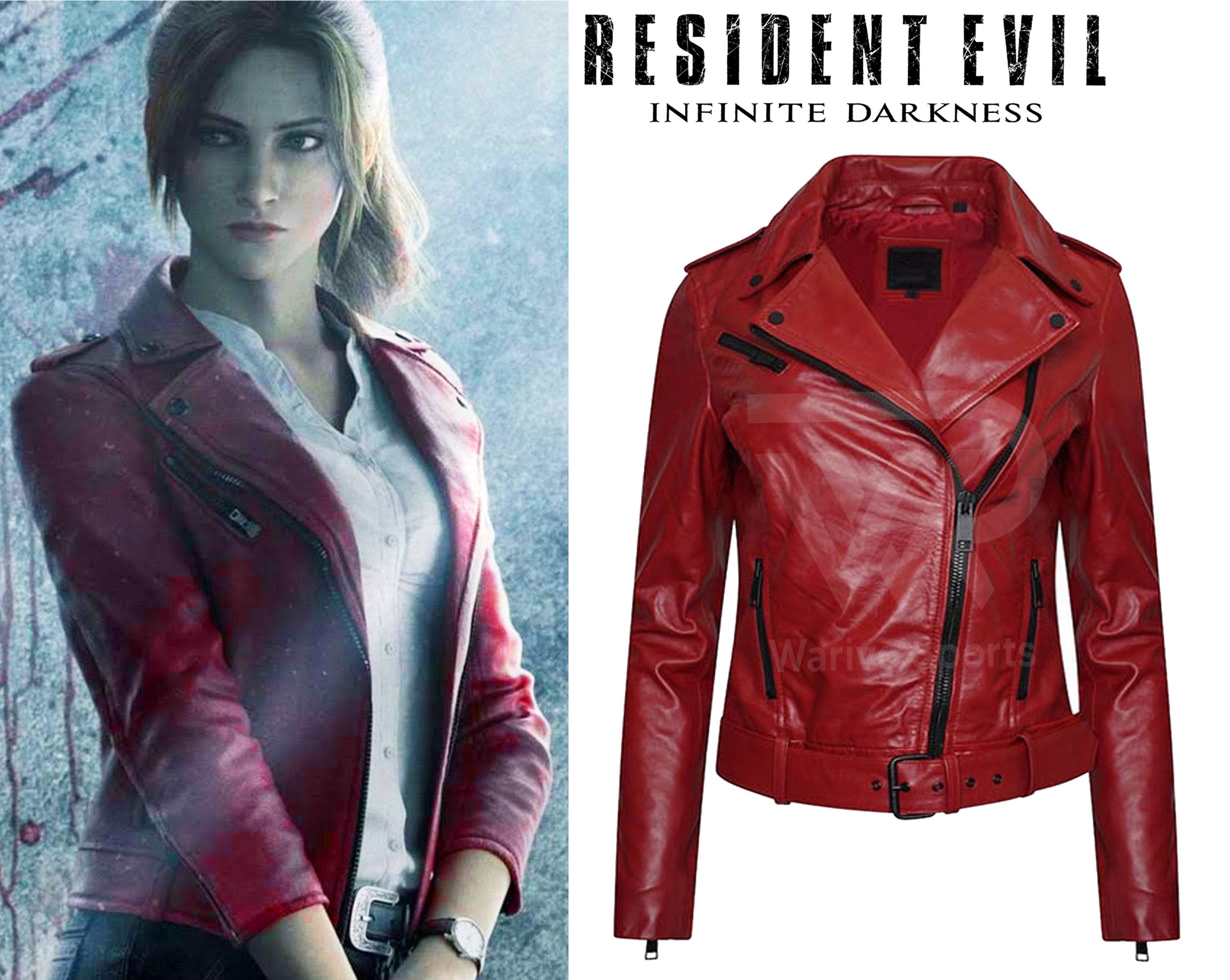 Video Game Resident Evil 2 Remake Claire Redfield Outfit Cosplay Costu –  TrendsinCosplay