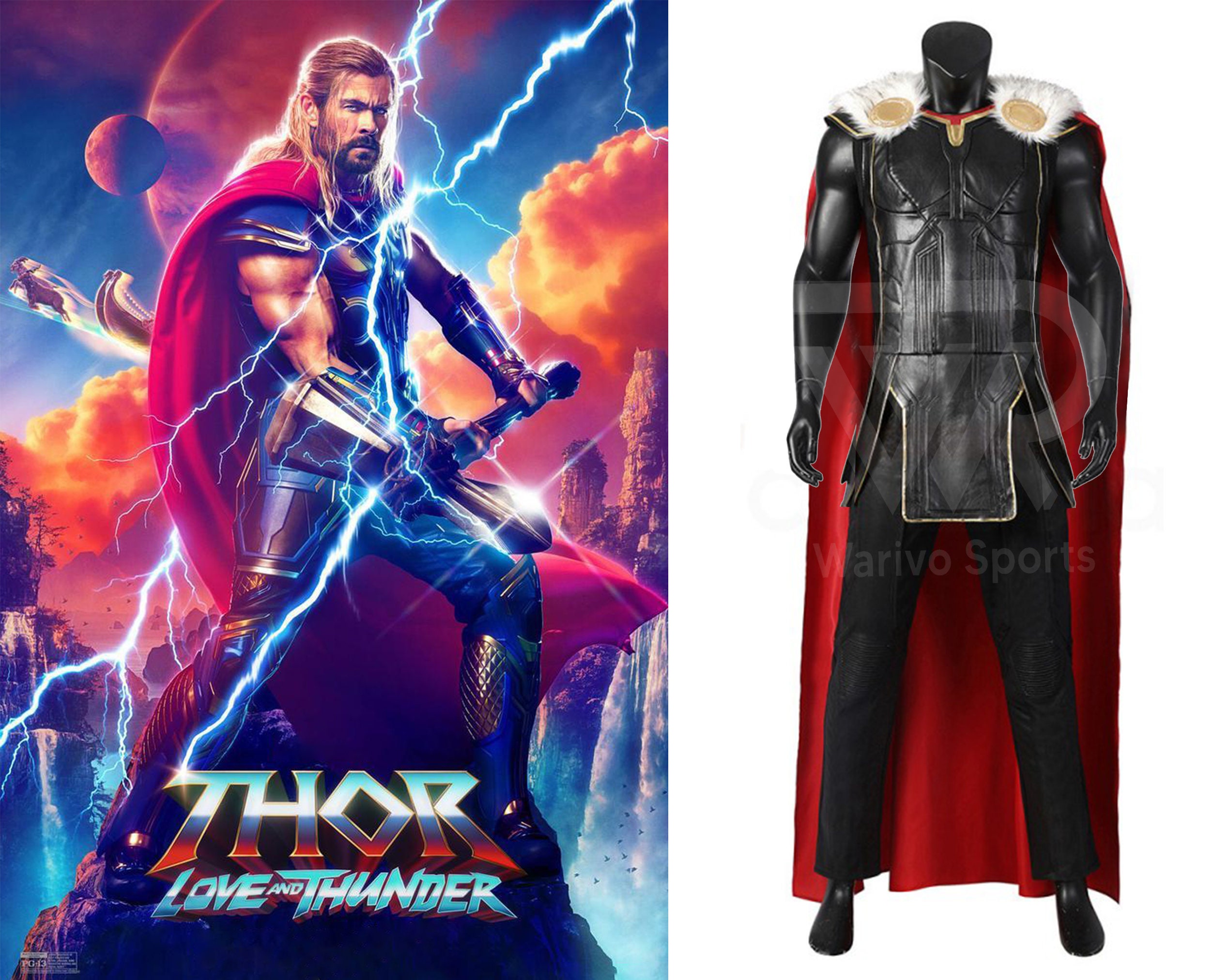 Mens Thor Costume -  UK