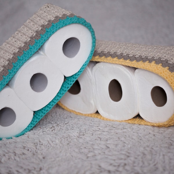 Decore Toilet Paper Basket Crochet Pattern