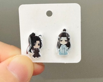 Wangxian Earrings | MDZS Merch | Danmei Anime | Mo Dao Zu Shi | Wei Wuxian