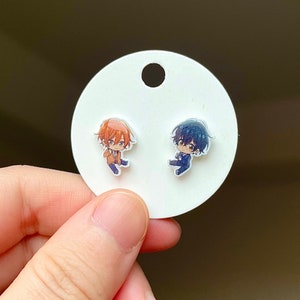 Sasaki y Miyano / Sasamiya / Pendientes Yaoi / Amor por los chicos del manga BL / Pendientes de anime / Regalo otaku