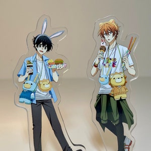 Sasaki and Miyano Acrylic Stand Bundle | 2 in 1 Anime Acrylic Standee | Sasamiya | Boys Love Yaoi