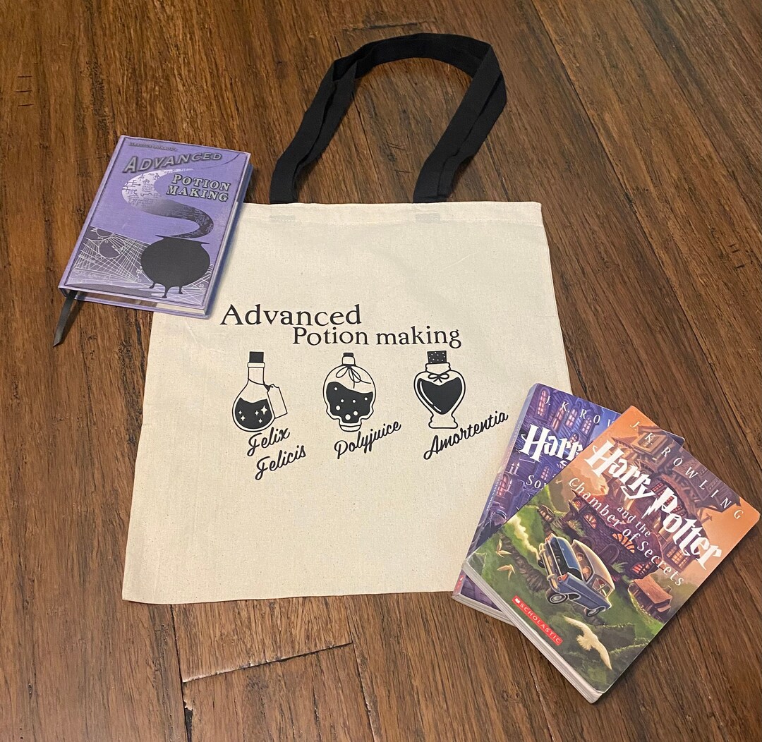 Harry Potter Book Bag Advanced Potion Class Etsy