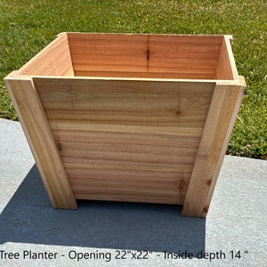Cedar Picket - Tree Planters - Check Description for Shipping Special