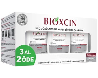 Bioxcin Classic Shampoo per capelli grassi 3x300ml (contro la caduta dei capelli, per donne e uomini)