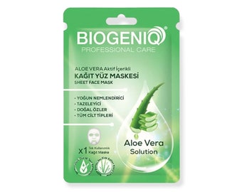 Biogeniq Aloe Vera Face Mask 5x25g