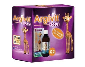 Argivit Focus Sciroppo Multivitaminico Doppia Famiglia Confezione 2x150 ml