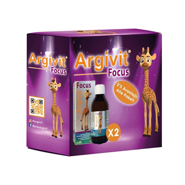 Argivit Focus Jarabe Multivitamínico Paquete Doble Familiar 2x150 ml