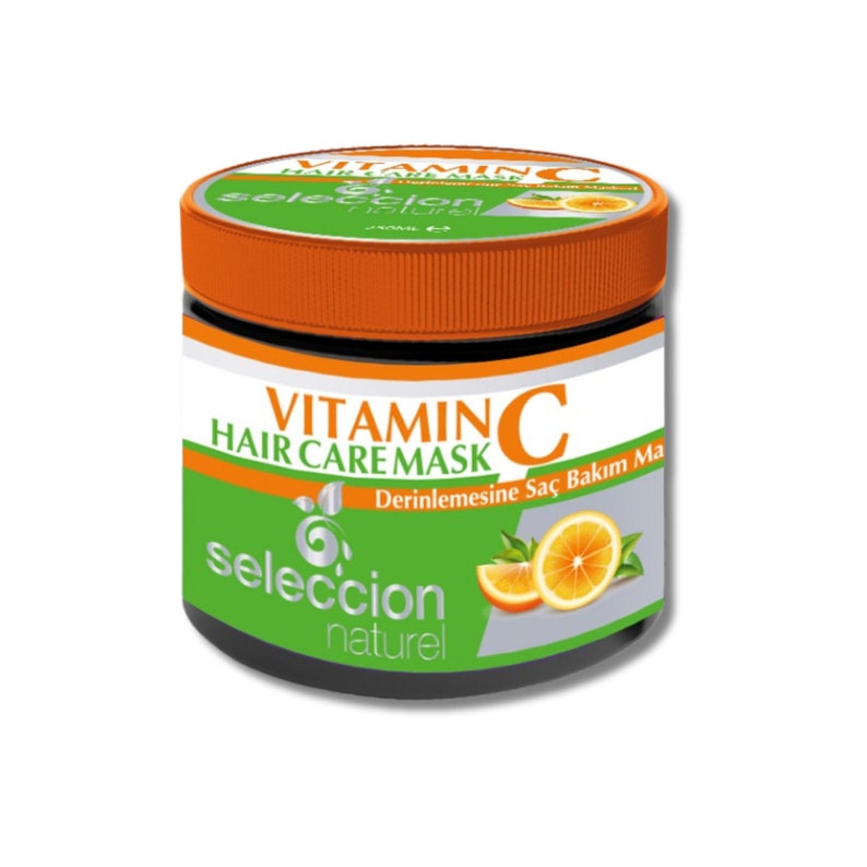 Seleccion Natural Vitamin C Shampoo 1000ml Conditioner 1000ml Liquid conditioner 200ml Hair Mask 250ml image 4