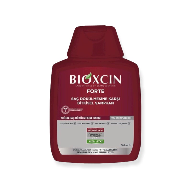 Bioxcin Forte Shampoo 3x300 ml Effectief Tegen Haaruitval, Voor Vrouwen & Mannen afbeelding 3