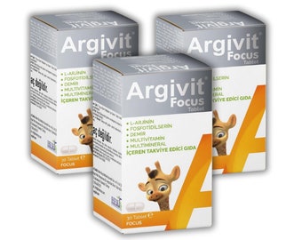 Argivit Focus 3x30 Tabletten (Focus- en Intelligentieontwikkeling)