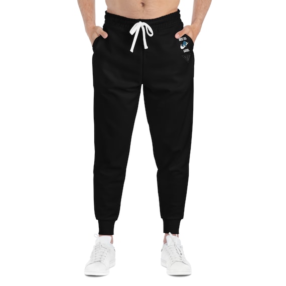 Black athletic joggers best sale