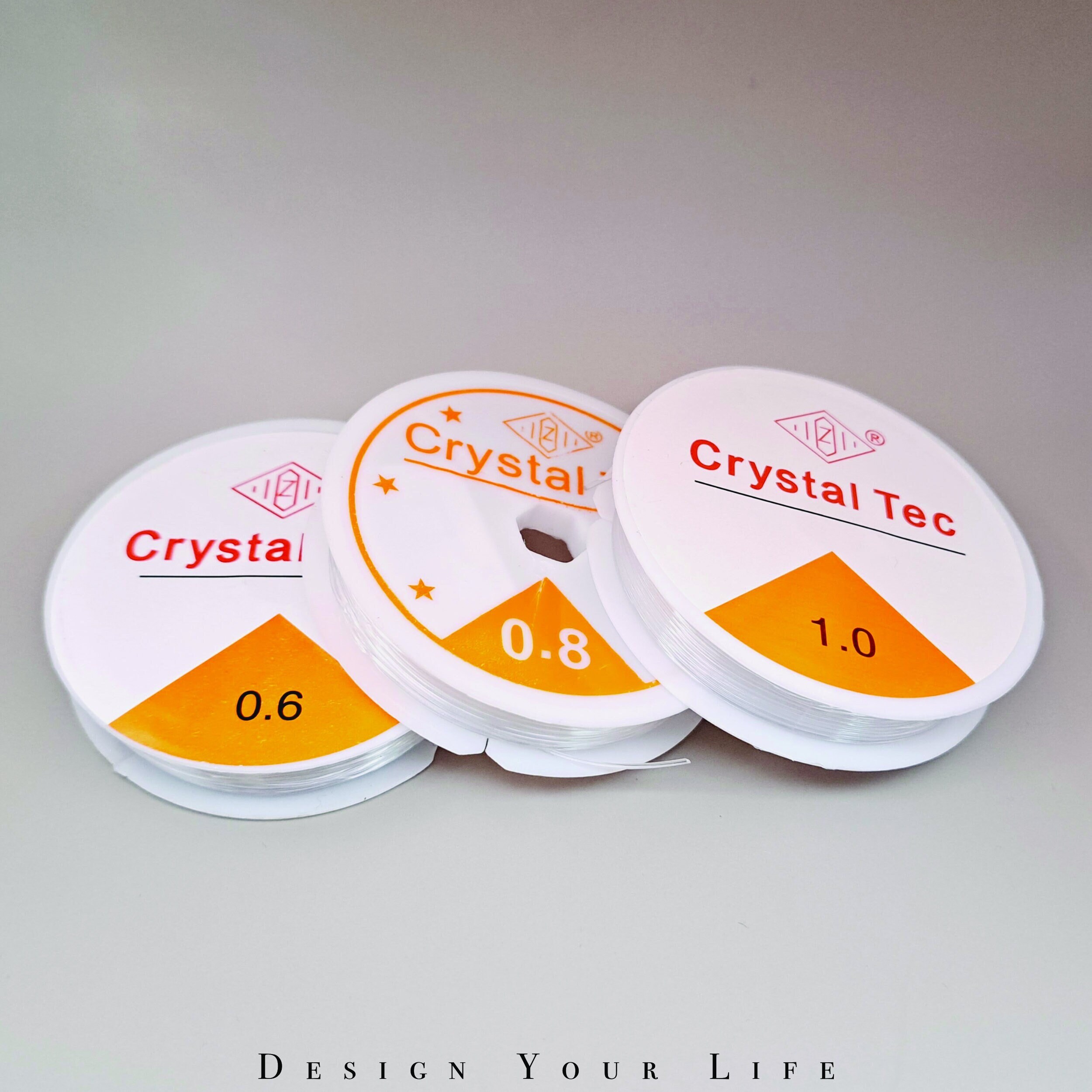 Elastic Transparent Bead Cord From Crystal Tec Silicone Nylon