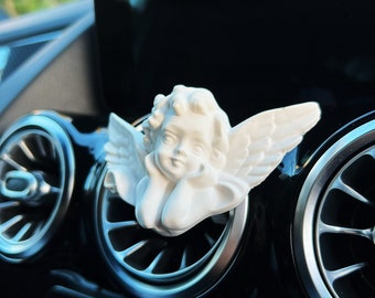 Car Air Freshener, Winged Angel Car Vent Clip, Custom Air Freshener, Cute Car Accessories, Custom Colored Scented Car Freshies, Car Ornament