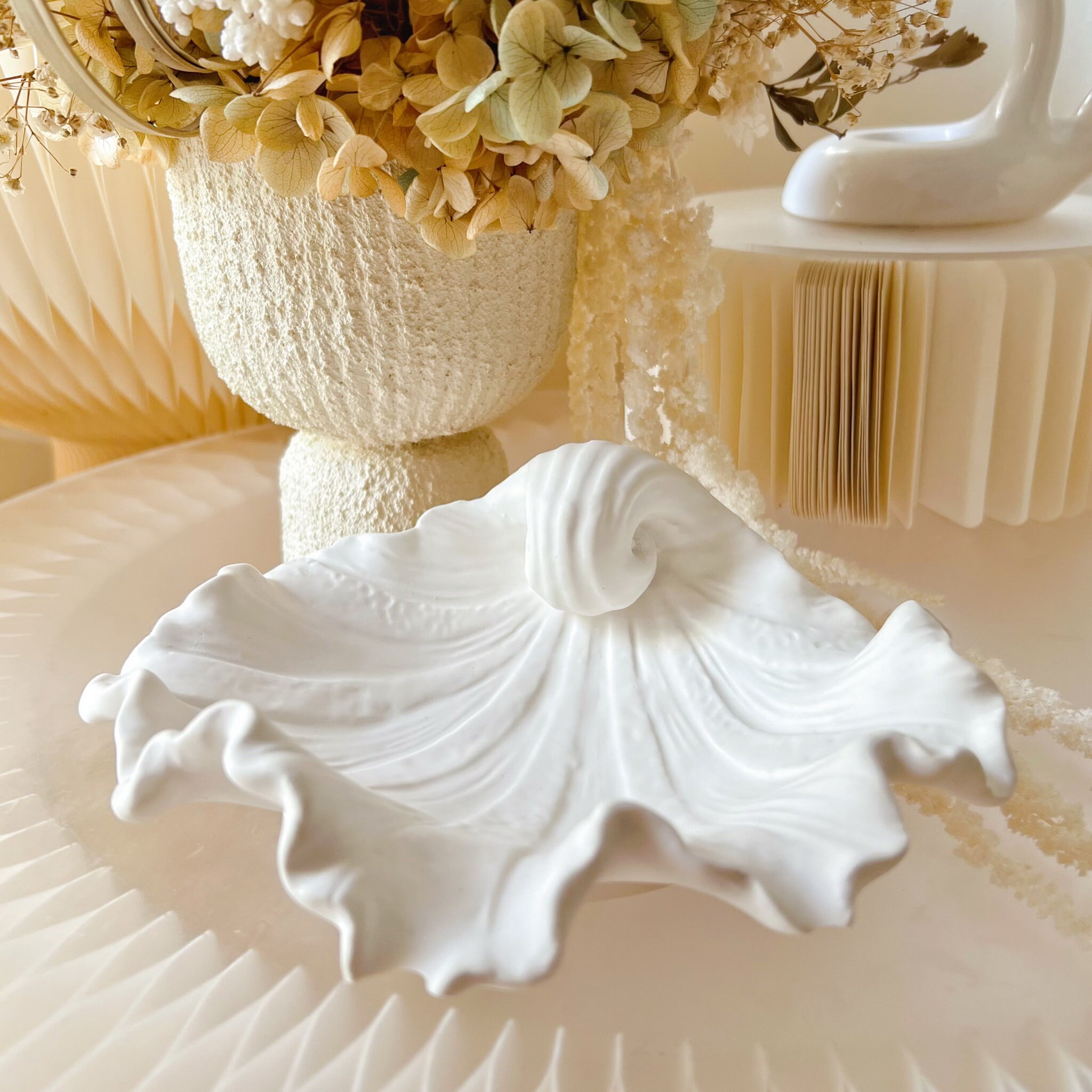 Handmade Large Shell Tray Key Hallway Storage Organizer Jewellery Tray ...