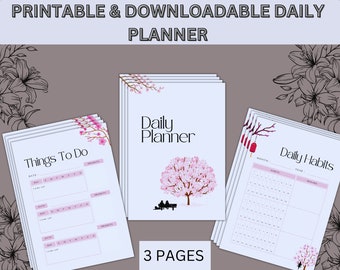 Planner | daily |daily planner |instant download |digital print
