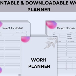 Printable Work Schedule Planner Office Tasks Checklist Office Organizer Work To Do Employee Planner Business Meetings Work