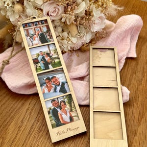 Wooden photo frame / Photo booth frame / Valentine's Day gift
