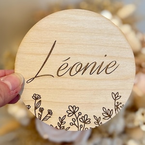 Carte naissance bébé prénom