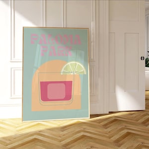 UGA Athens, Georgien Trendy Bright Wall Art Paloma Park Poster DIGITAL DOWNLOAD