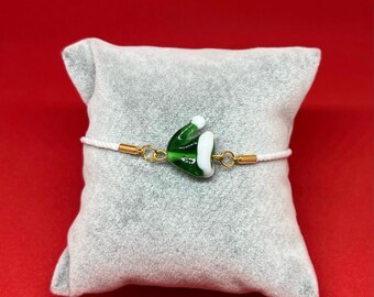 Murano Glass Bracelet for Women-Handmade Christmas Rope, Glass Bracelet- Personalized Gifts- - Custom Jewelry Gifts- Christmas Gifts-