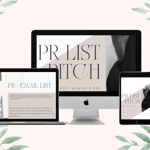 30+ PR emails + 4 example pitches | UGC | Content Creator / influencer