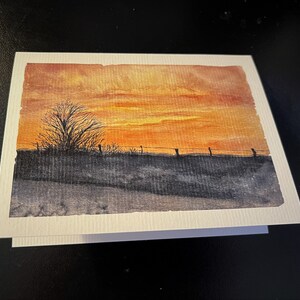 Eigenartiger Sonnenuntergang