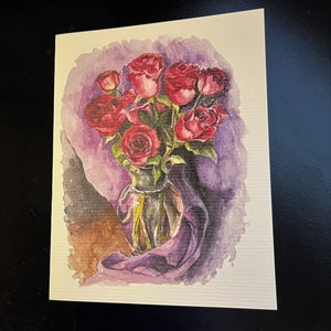 Roter Rosenstrauß