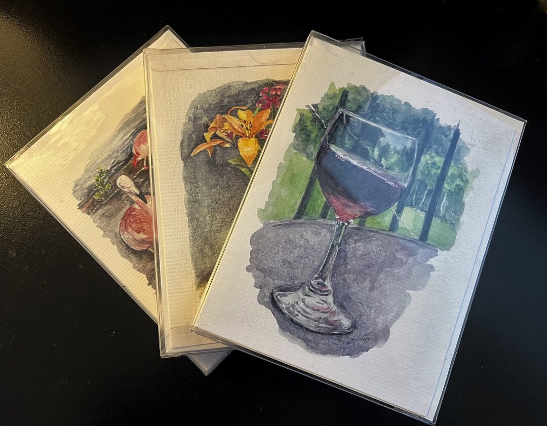 10 Pack Note Card Assortment - Etsy