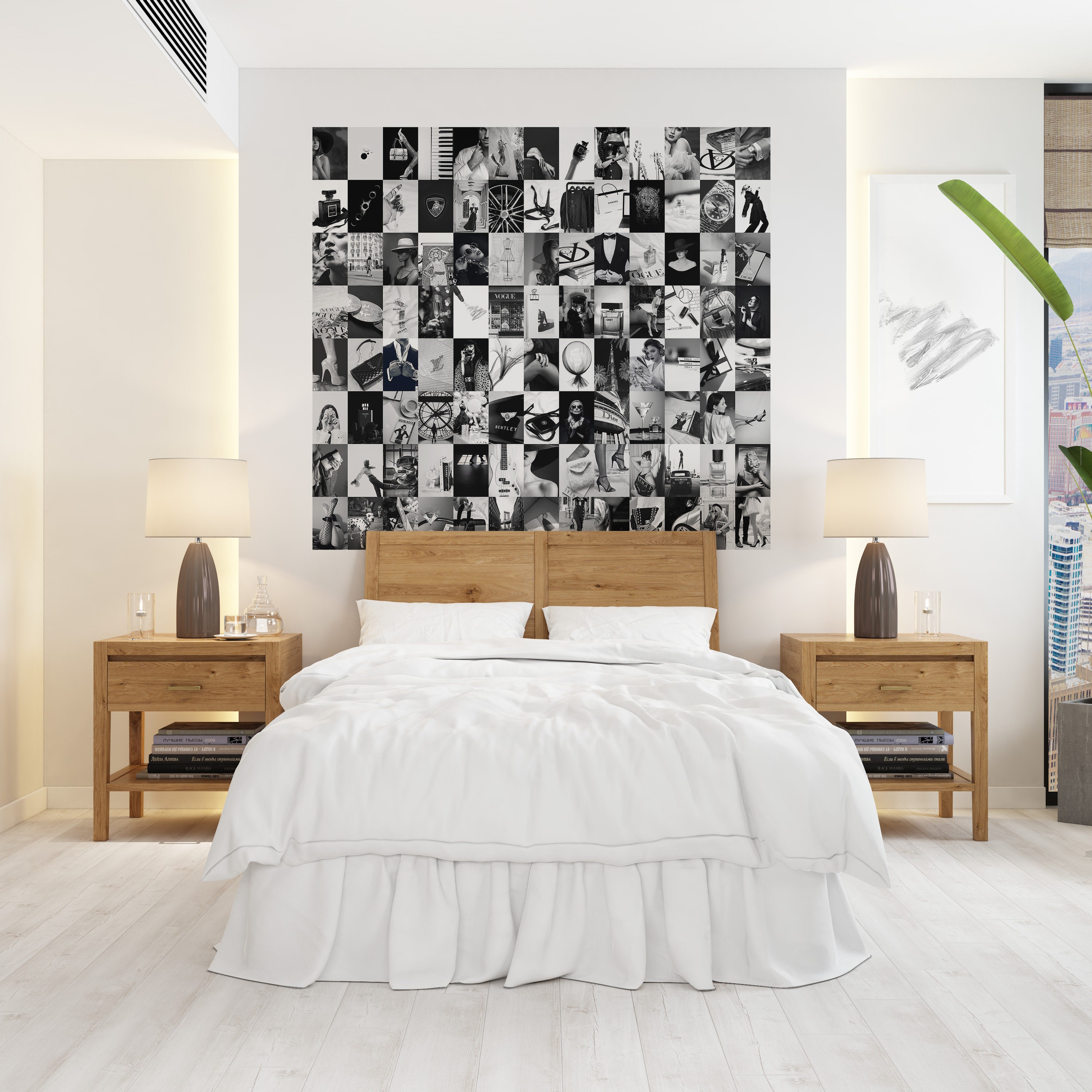 106 PCS Boujee Aesthetic Wall Collage Kit Black and White - Etsy