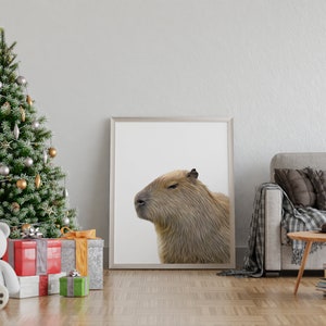 Last minute Christmas gift, capybara, capybara poster