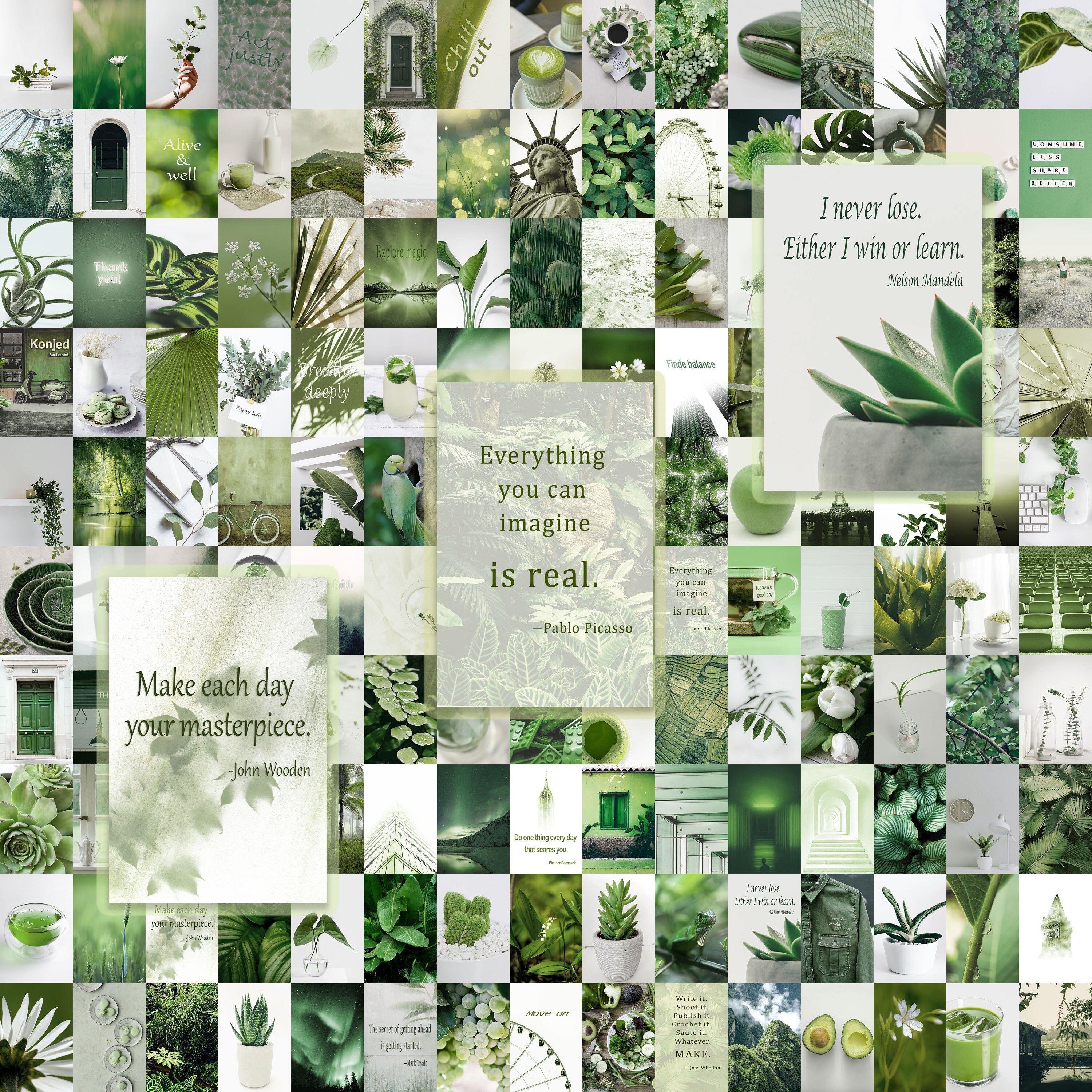 Fine Arts Paper Green Wall Display preview