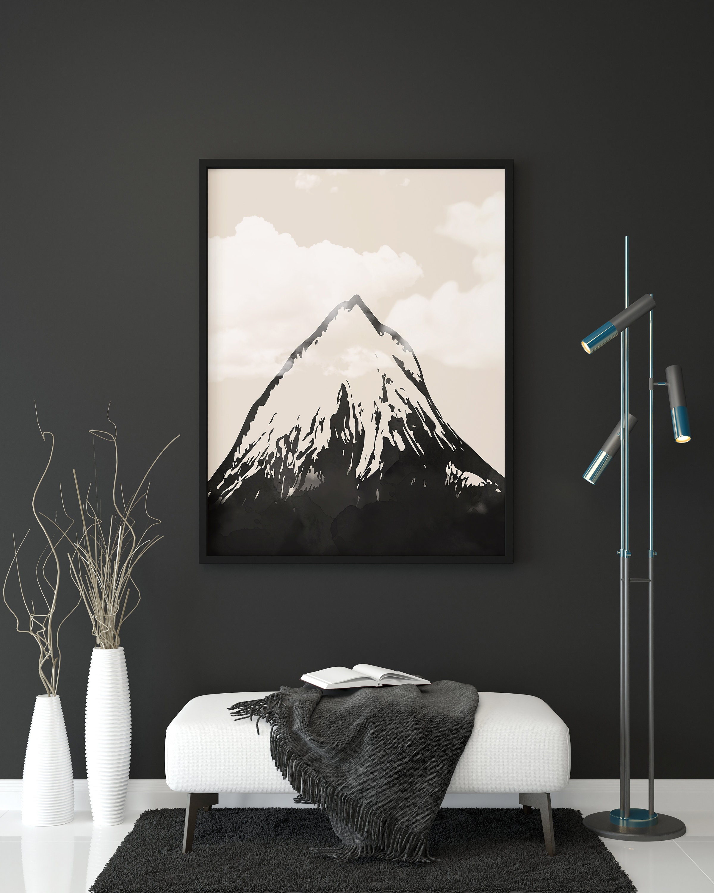 Japandi Print Set of 3 Triptych Printable Wabi Sabi Wall Art