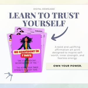 7 day workbook - Self Love Workbook - Printable Journal PDF - İnner Women - Daily Prompts, Self Love Exercises