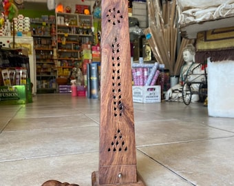 Wooden Tower Incense Burner