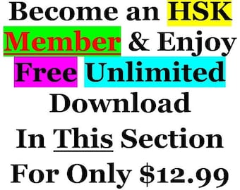 Word HSK-lid en geniet van een gratis onbeperkte download in de sectie hsk en Chinees leren, inclusief nieuwe HSK 3.0 - 2026-versie!!!