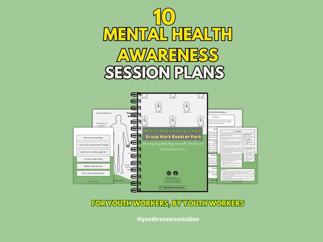 Mental Health Awareness Group Work Booster Pack - Youth Work Resource ...