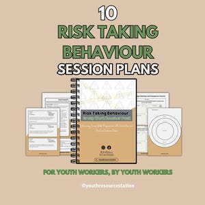 Paquete de refuerzo para el trabajo en grupo sobre conductas de riesgo - Trabajador juvenil - Recursos para el trabajo juvenil - Recursos para delitos con arma blanca - Educación - Aprendizaje