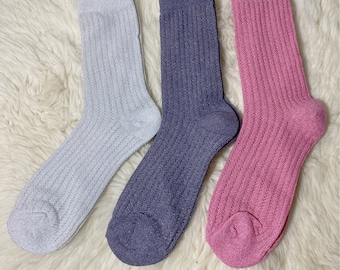 Glitter socks in 7 variants