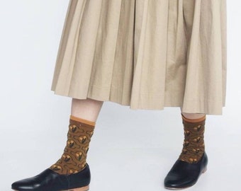 Retro vintage socks in 4 colors