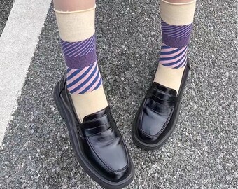 Socks vintage patchwork style in 4 variants