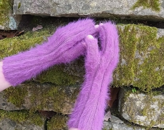 Wzór na rękawki (PDF), długie rękawiczki bez palców, 3 rozmiary, samouczek wideo, wykresy, brak skrótów