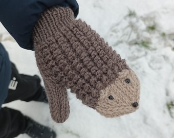 Wzór na dzierganie rękawiczek w kształcie jeża – rękawiczki dziecięce – PDF + pomoc wideo